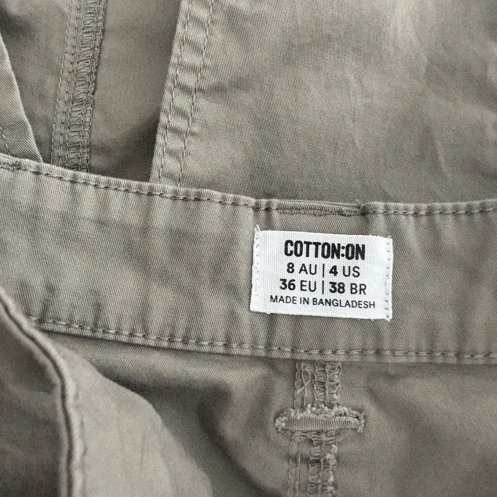 Cotton On Olive Cargo Utility Maxi Skirt